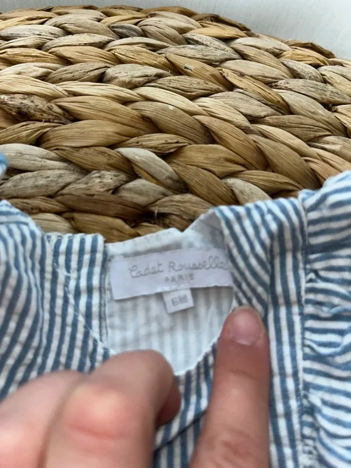 Robe et culotte Cadet Rousselle 6 mois 68cm - photo numéro 3