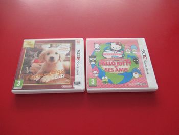Lot Hello Kitty et ses amis et Nintendogs+Cats sur 3ds