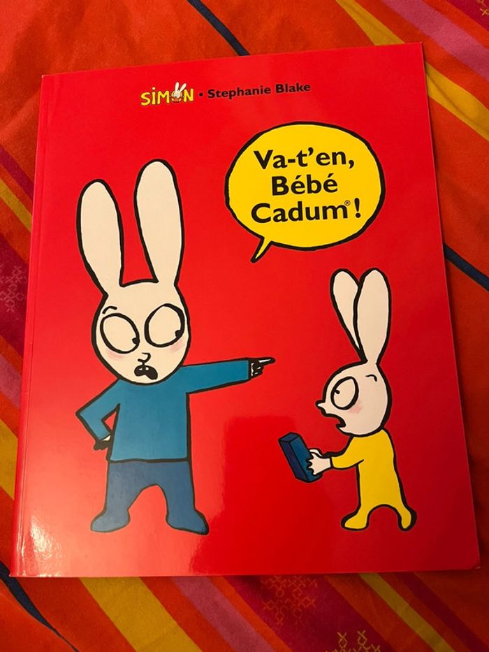 Livre Simon va t’en, bébé caduc! École des loisirs