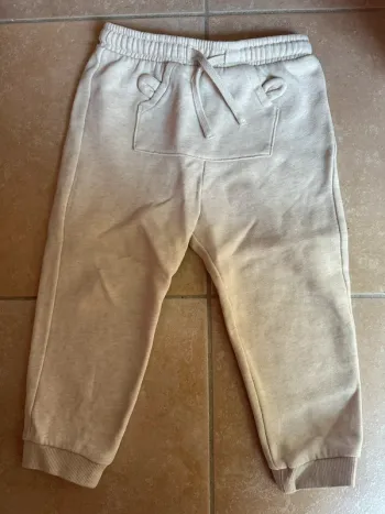 Jogging chaud beige Kiabi 36 mois