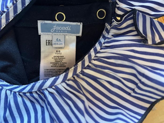 Tee-shirt marine Jacadi 4 ans - photo numéro 4