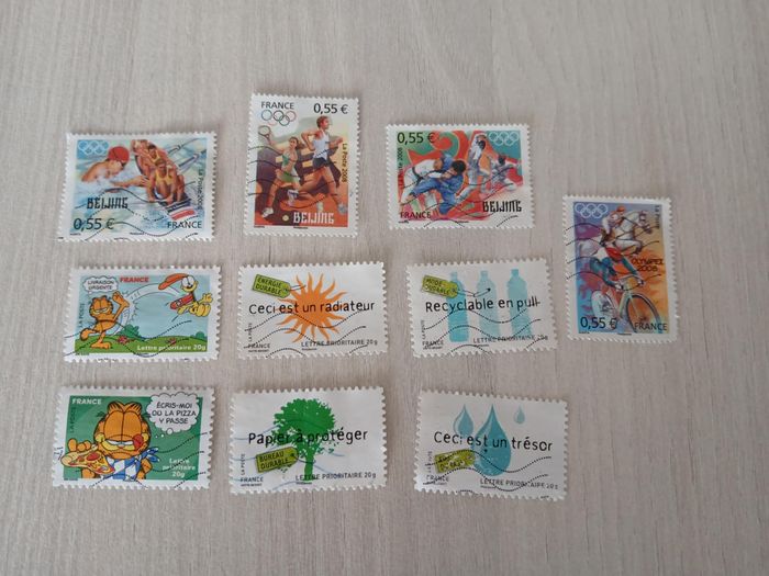 Lot de timbres