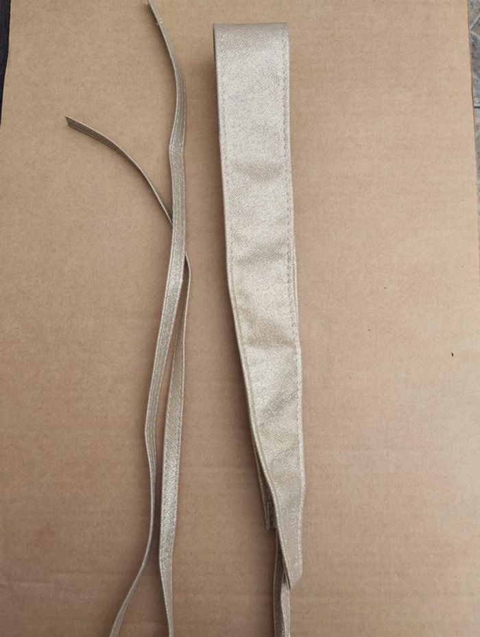 Ceinture décorative à liens dorée - photo numéro 2