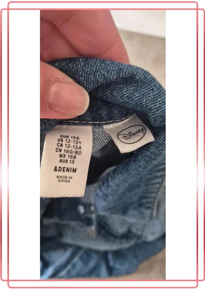 Veste en jeans Mickey fille - photo numéro 6