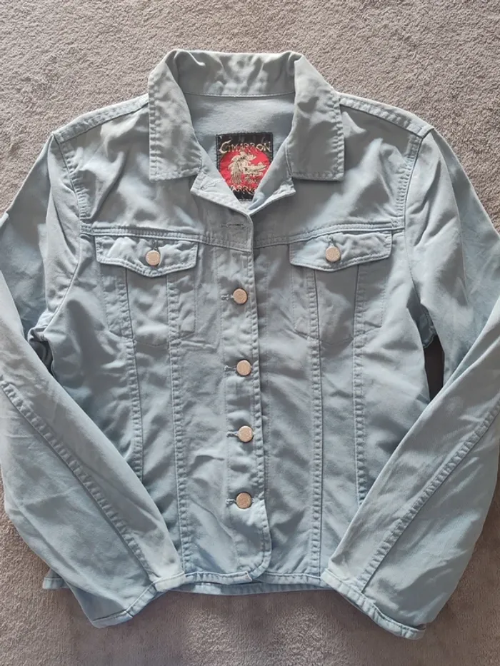 Veste trucker denim Cimarron Spanish Warriors – Taille L Femme – Neuve sans étiquette