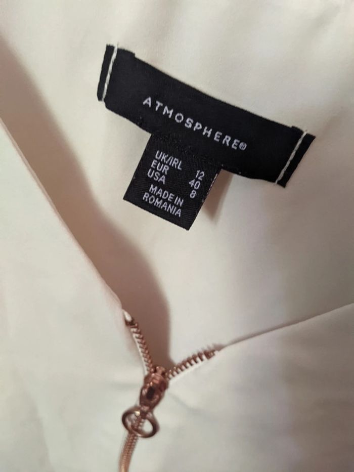Blouse manches longues beige Atmosphère - photo numéro 3