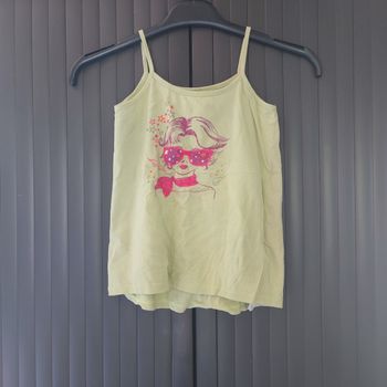 Débardeur anis imprimé orchestra 8 ans