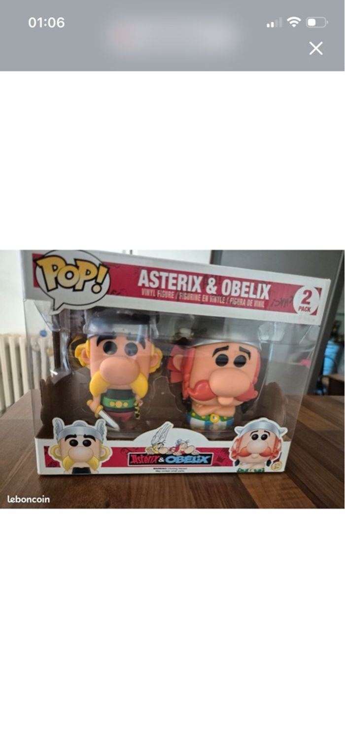 Funko Pop duo Collector Asterix et Obelix