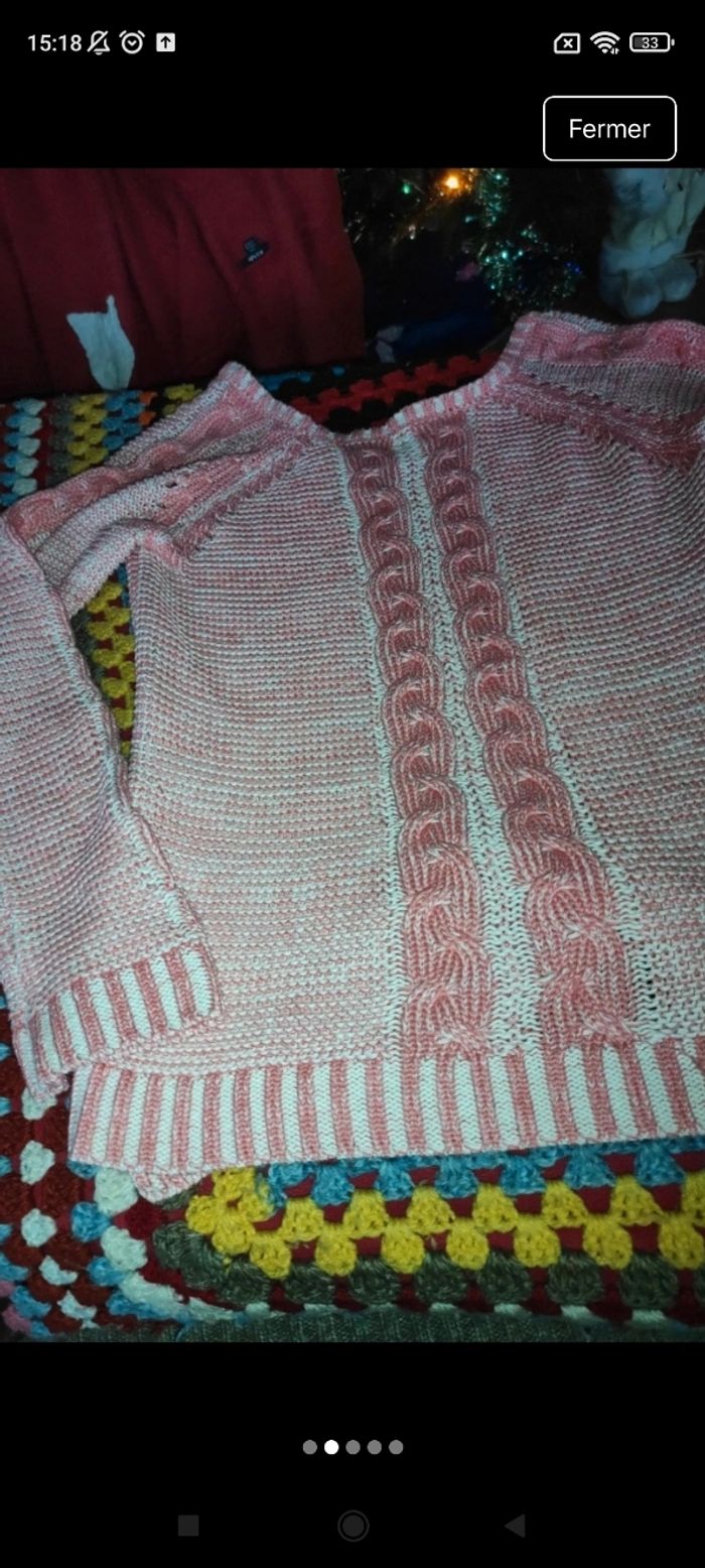 Très beau pull fille e8 - photo numéro 4