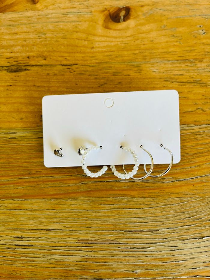 Lot de 3 boucles d’oreilles - photo numéro 2