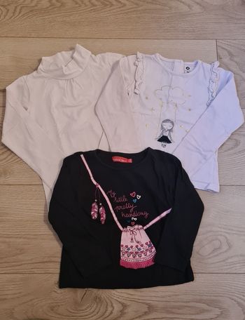 Lot 3 tee-shirts 3 ans