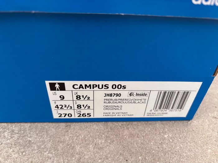 Baskets Adidas campus Neuves Taille 42 2/3 - photo numéro 10