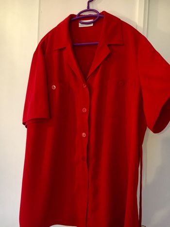 Chemisier rouge Luisa Viola