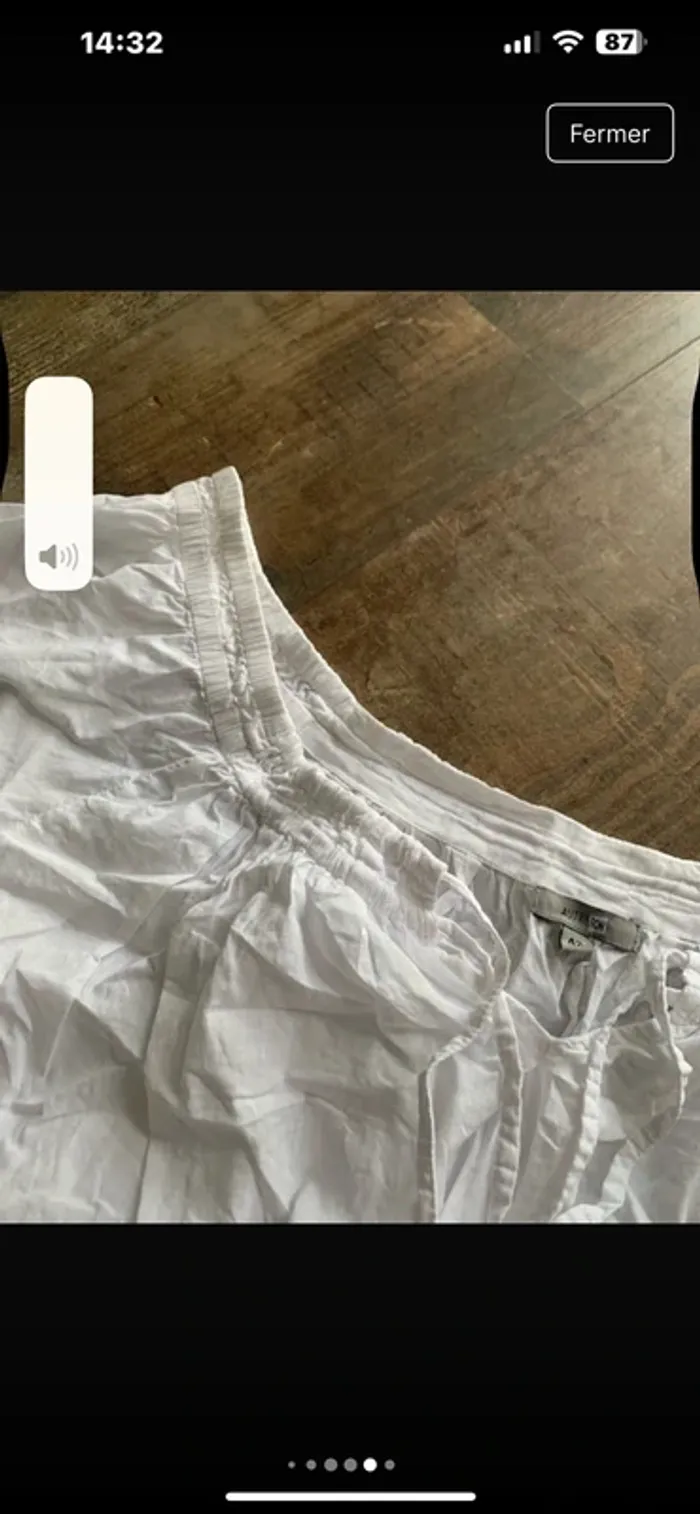 Blouse blanche coton - photo numéro 7