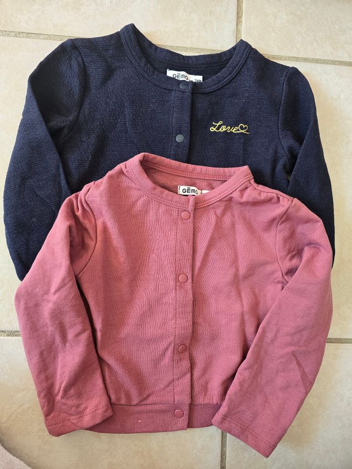 Lot 2 gilet 24 mois