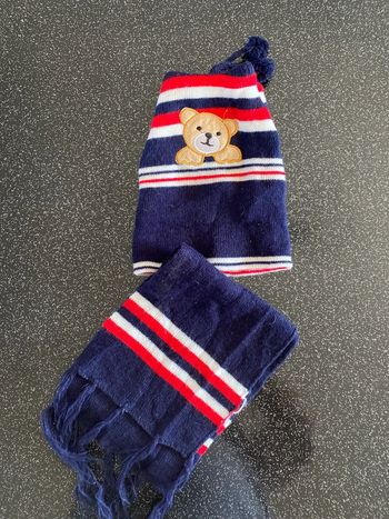 Ensemble bonnet écharpe