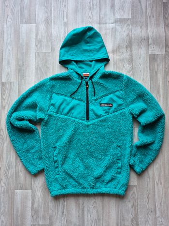 Veste polaire 3/4 zip - ellesse  - verte - taille S  - très bon état.