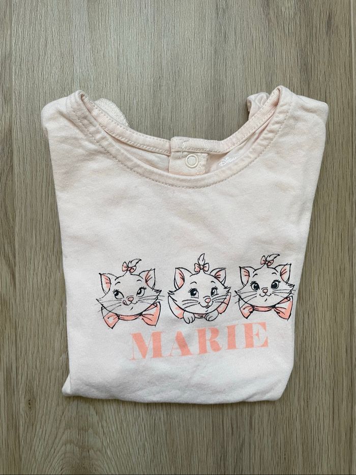 Tee shirt Kiabi Marie rose pale 18 mois - photo numéro 5