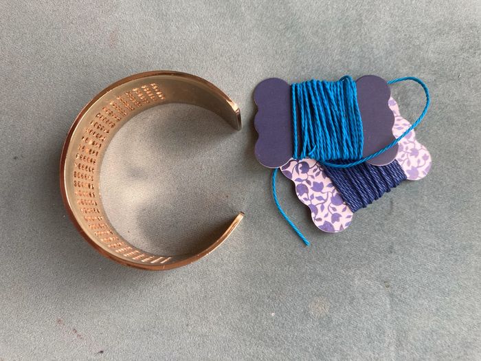 Bracelet jonc manchette doré DIY My little box - photo numéro 5