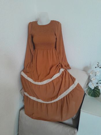 Robe d'été longue 💫fluide et légè 💫haut Plissé élastique 💫Taille 38-M