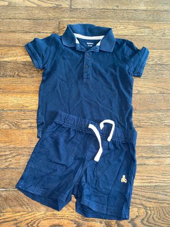 Polo Bout’chou et short gap 12 mois