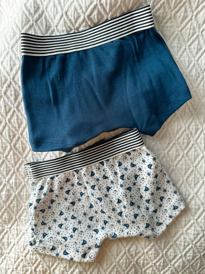 Lot de deux boxers petit bateau 2 ans - photo numéro 2