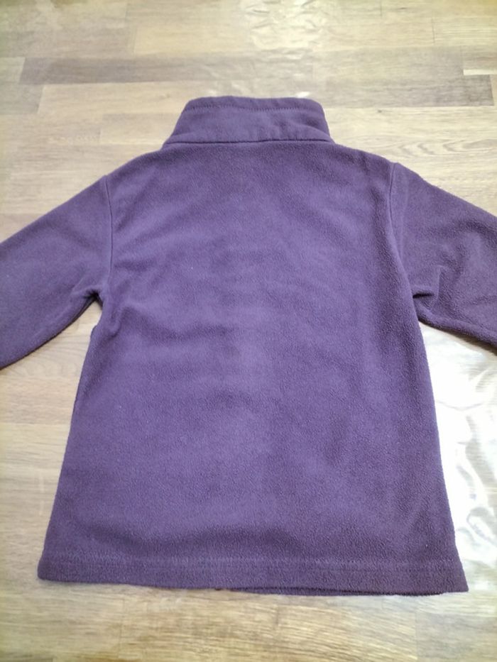 Gilet polaire violet fille 4 ans - photo numéro 6