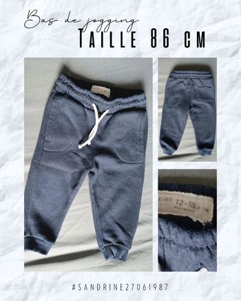 Bas de jogging bleu marine