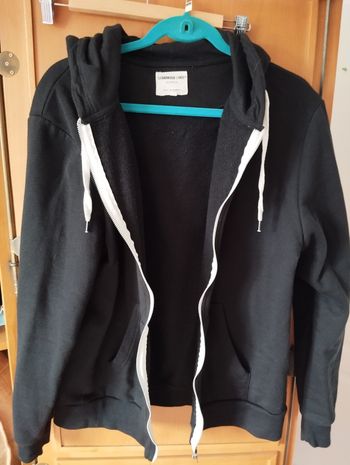 Veste mixte noire coton 