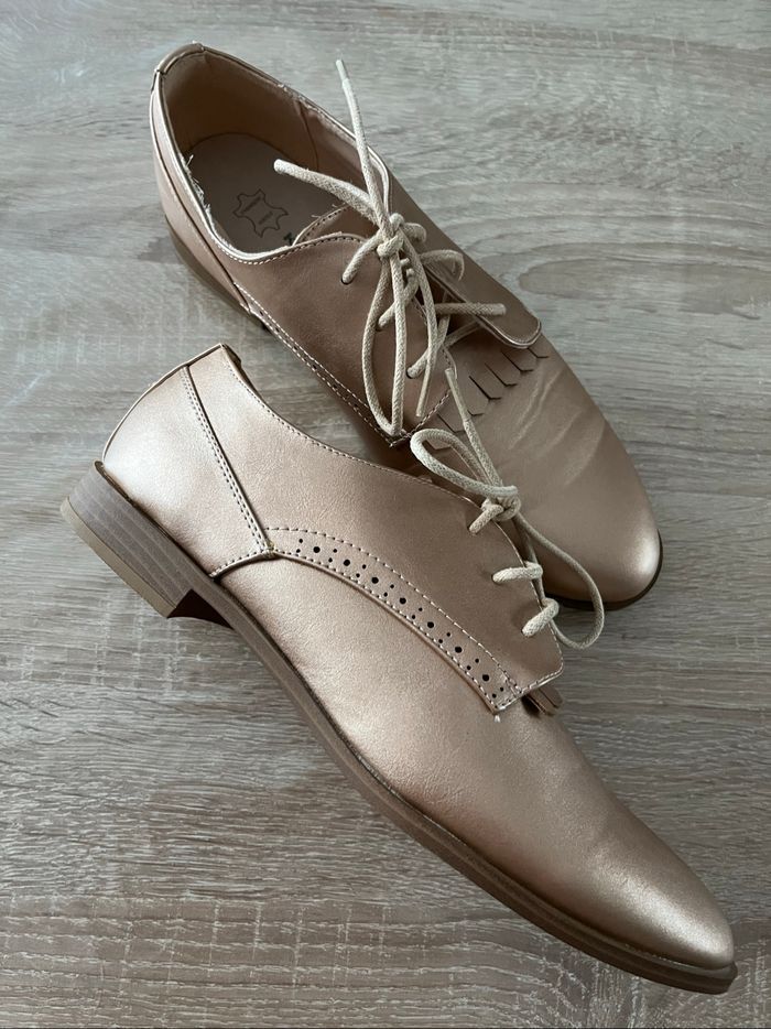 Derbies rose gold KIABI t.39 - photo numéro 2