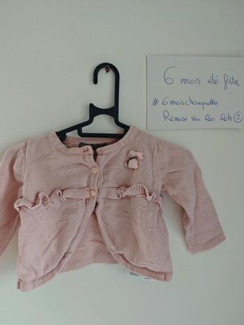 Gilet rose lapin