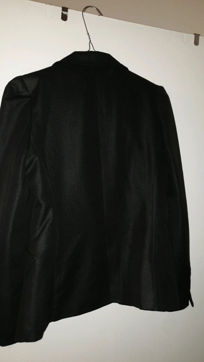 Blazer femme  ceintré noir - photo numéro 3