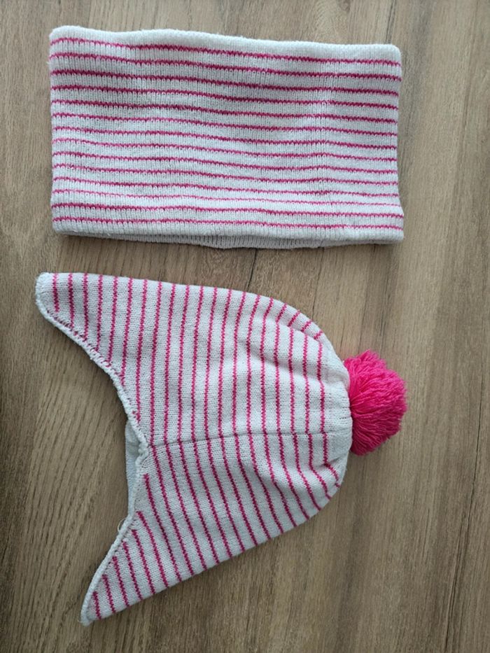 Bonnet + tour du cou Fille T2 - photo numéro 5
