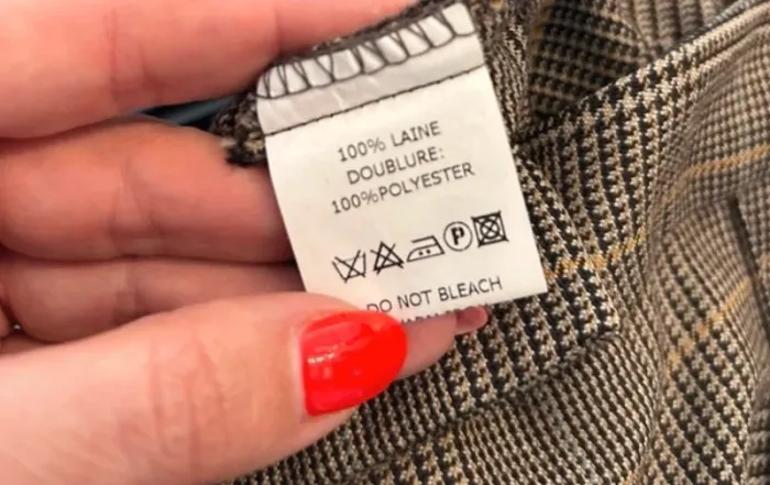 Eden Park, pantalon gris laine imprimé coupe flare femme, taille 36 - photo numéro 3