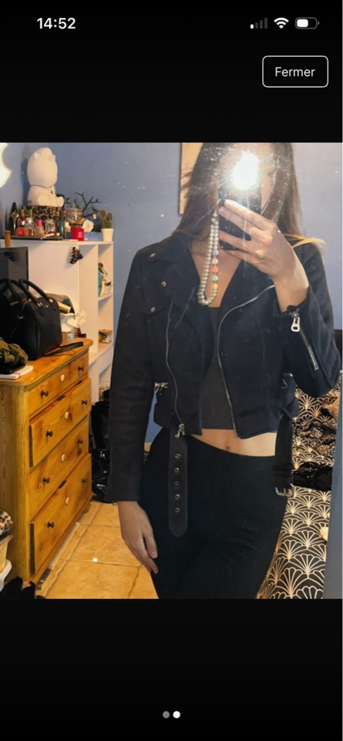 Veste daim femme - photo numéro 2