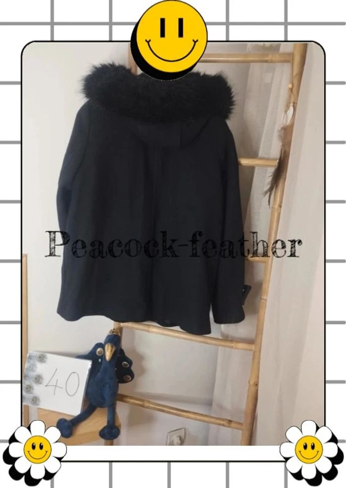 Manteau Zara noir 40 - photo numéro 11