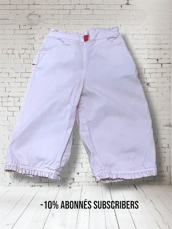 1 pantalons vert baudet 12-18 mois