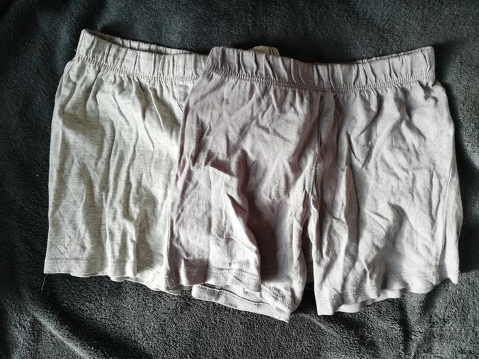 Lot de 2 shorts gris