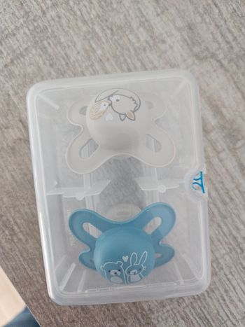 Lot tetine 0-2 mois et 2-6 mois MAM