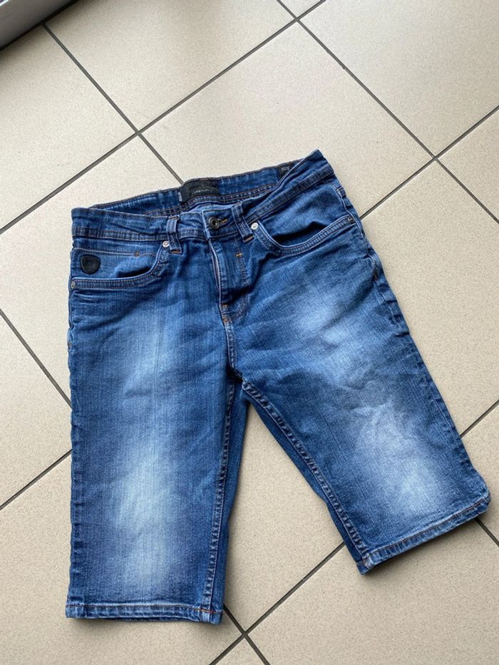 Short en jeans