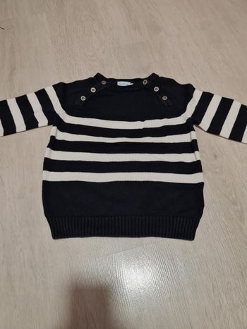 Pull style "marin" 6 ans garçon 