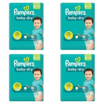 Lot de 88  Couches Pampers Baby Dry 13-18KG Taille 6 Neuf
