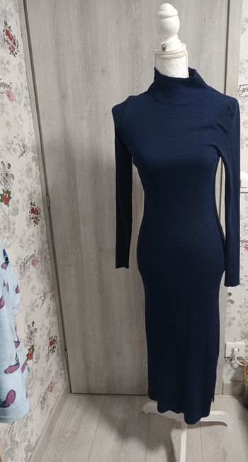 Robe longue en laine d'hiver