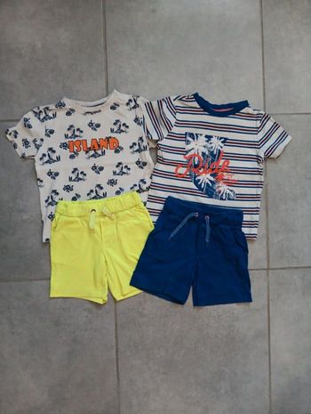 Ensemble tee-shirt/short 3 ans