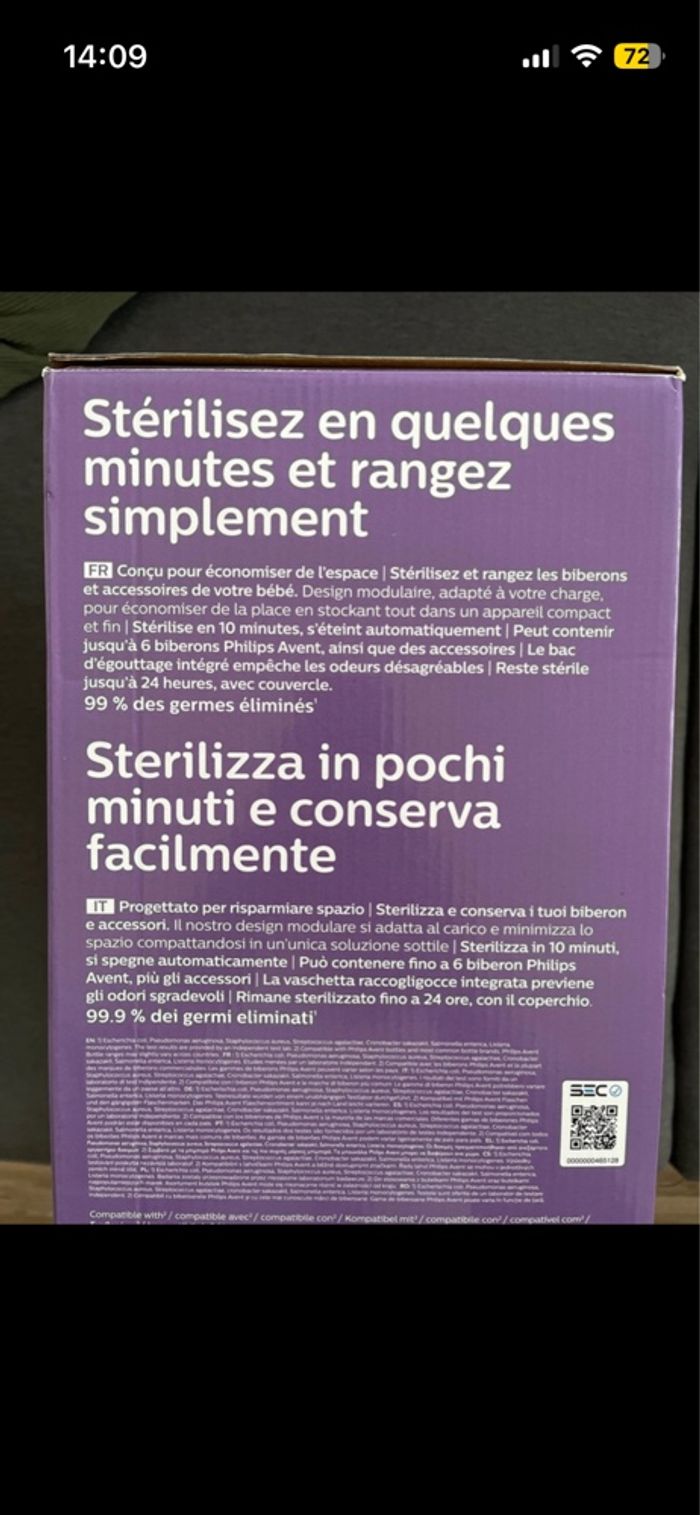 Stérilisateur biberons et autres - photo numéro 2