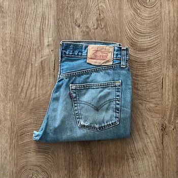 Jean/pantalon bleu clair Levi's 590 vintage pour femme, taille W 33 (42 taille française)