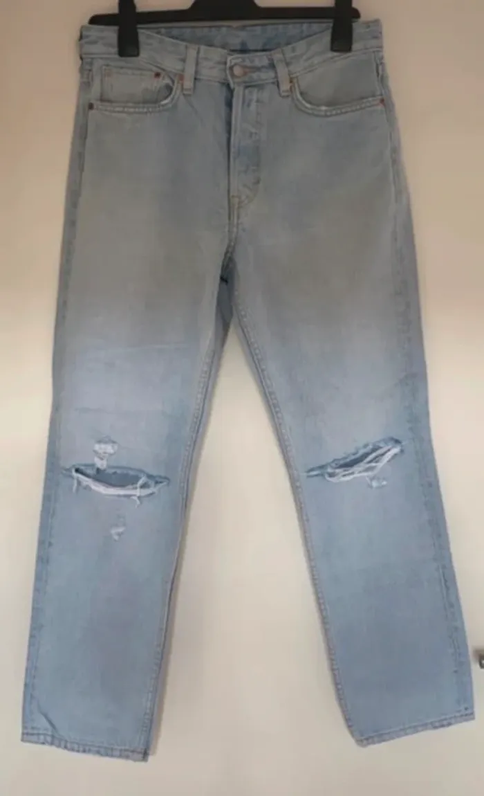 H&M, jean, bleu clair coupe vintage fit  taille US 29/FR38.