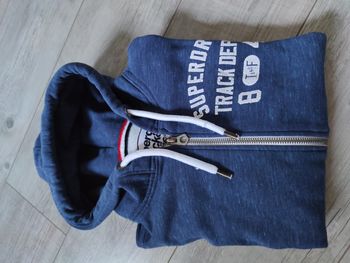 Gilet à capuche homme taille S Superdry