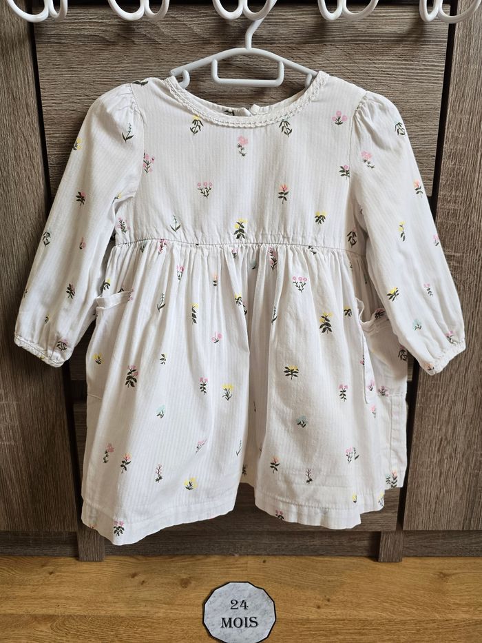 Vêtement Bébé Fille - Ensemble : Robe + Gilet + Collant - Sergent Major - 24 mois 86 cm - photo numéro 3