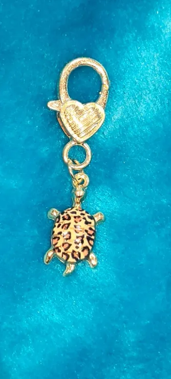 Porte-clés tortue léopard